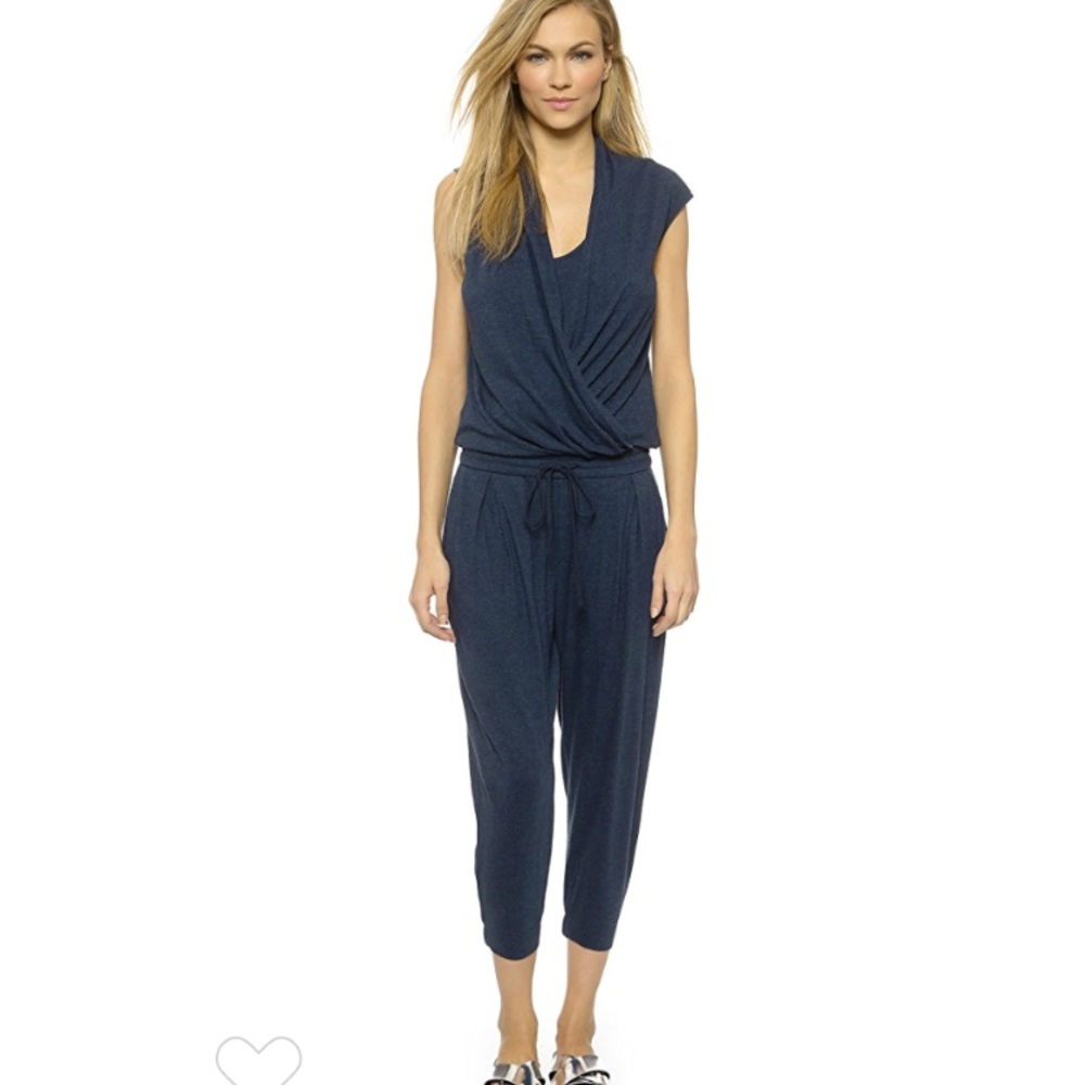 Helmut Lang Cap Sleeve Wrap Jumpsuit